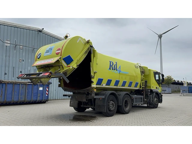 Vuilniswagen zijlader iveco, at260s31y/ps eev opbouw haller slf 22m³, bouwjaar 2011 - afbeelding 55 van  56