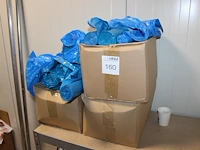Vuilniszakken blauw in en op 3 dozen. - afbeelding 1 van  2