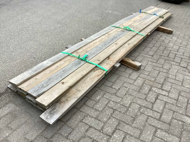 Vuren 140x18 mm planken (18x) - afbeelding 3 van  6
