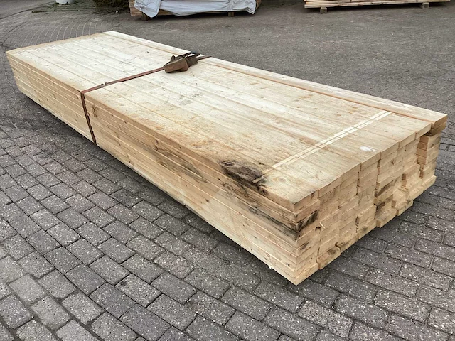 Vuren 140x37 mm planken (80x) - afbeelding 4 van  6