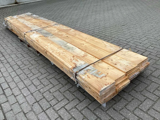 Vuren 335x37 mm planken (20x) - afbeelding 2 van  6