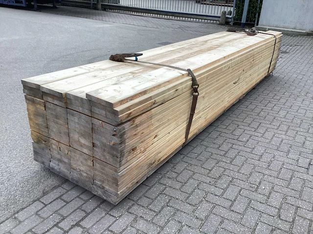 Vuren 335x37 mm planken (75x) - afbeelding 1 van  6