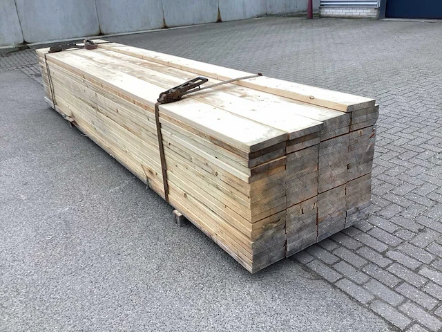 Vuren 335x37 mm planken (75x) - afbeelding 2 van  6