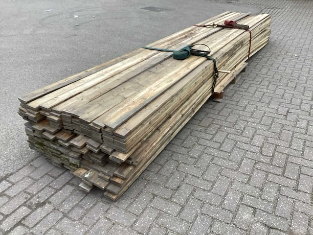 Vuren 87x18 mm planken (100x) - afbeelding 1 van  6