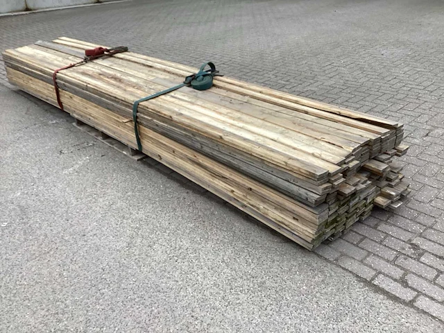 Vuren 87x18 mm planken (100x) - afbeelding 2 van  6