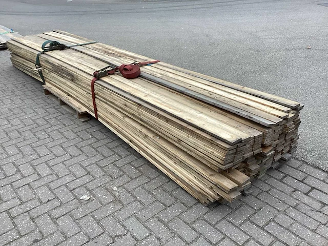 Vuren 87x18 mm planken (100x) - afbeelding 4 van  6
