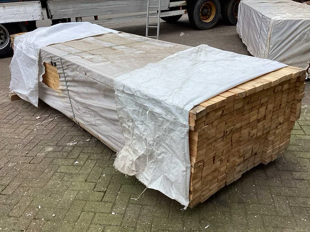 Vuren 90x38 mm balkjes (245x) - afbeelding 2 van  6