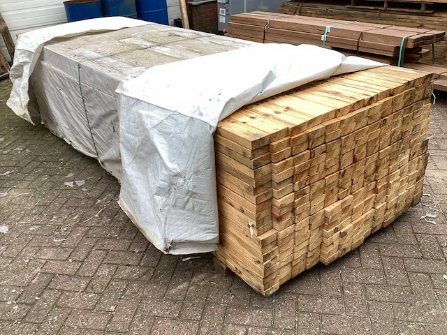 Vuren 90x38 mm balkjes (245x) - afbeelding 3 van  6