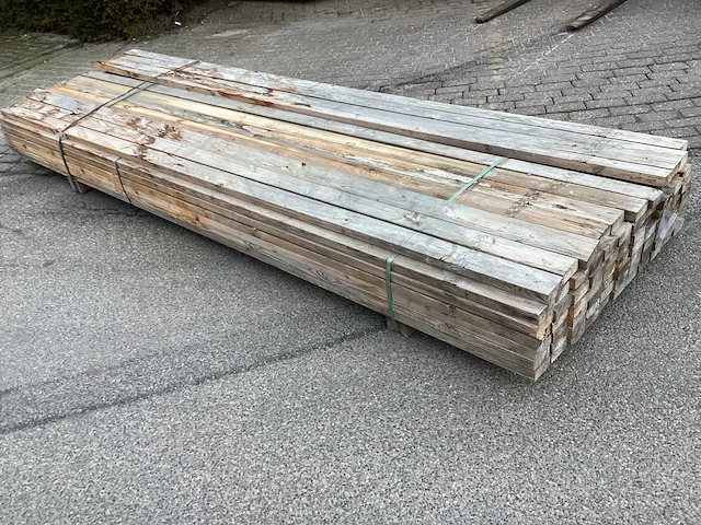 Vuren 90x38 mm balkjes (245x) - afbeelding 2 van  6