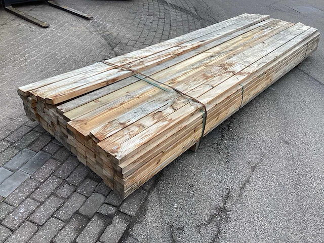 Vuren 90x38 mm balkjes (245x) - afbeelding 3 van  6