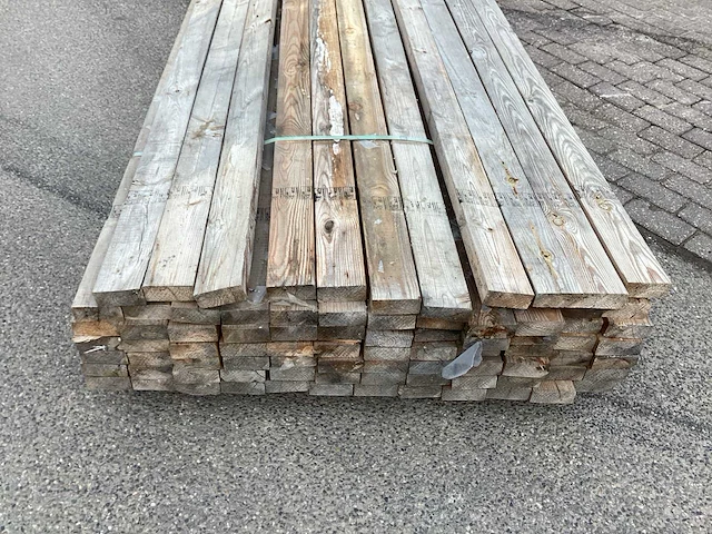 Vuren 90x38 mm balkjes (245x) - afbeelding 6 van  6