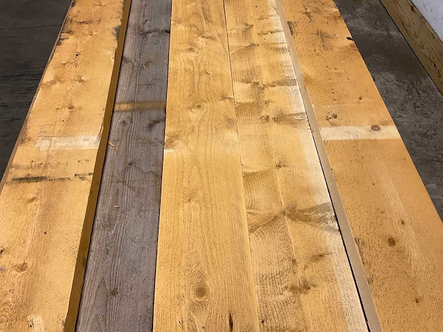 Vuren bak ruw 480x20x5 cm (16x) - afbeelding 4 van  8
