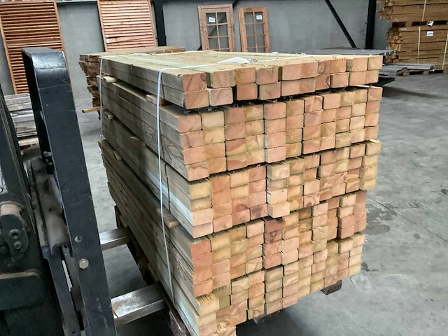 Vuren balk 150x6,5x4,5 cm (190x) - afbeelding 3 van  8