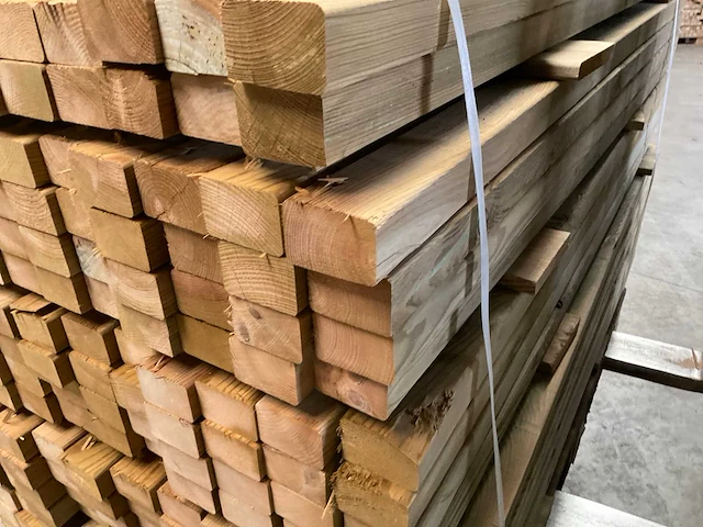 Vuren balk 150x6,5x4,5 cm (190x) - afbeelding 8 van  8