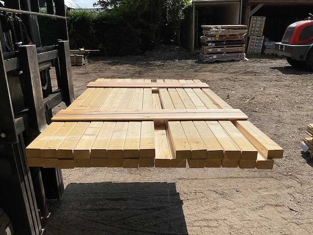 Vuren balk 178x6,8x4,5 cm (29x) - afbeelding 3 van  4