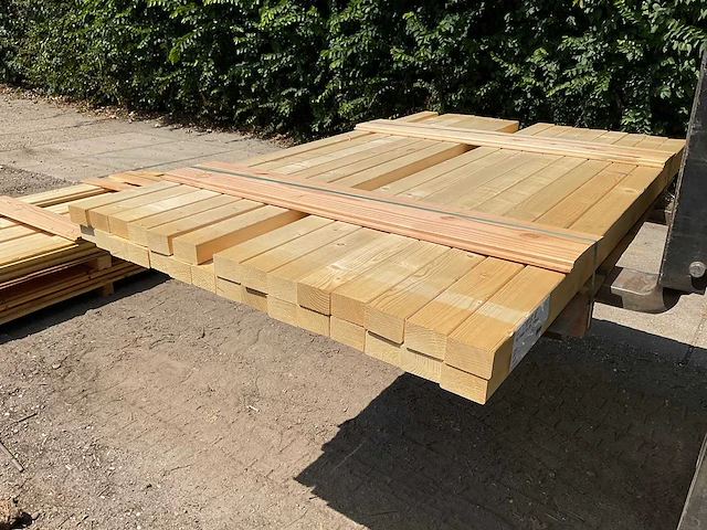 Vuren balk 178x6,8x4,5 cm (29x) - afbeelding 4 van  4