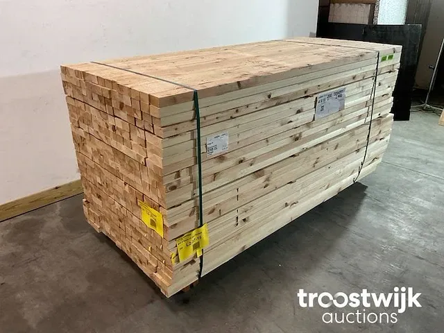 Vuren balk 240x7x4.5 cm - afbeelding 4 van  7