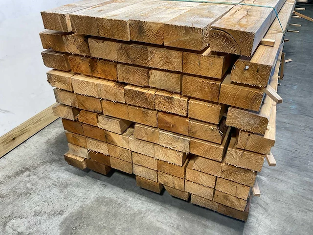 Vuren balk 300x14.3x7.6 cm (30x) - afbeelding 4 van  6