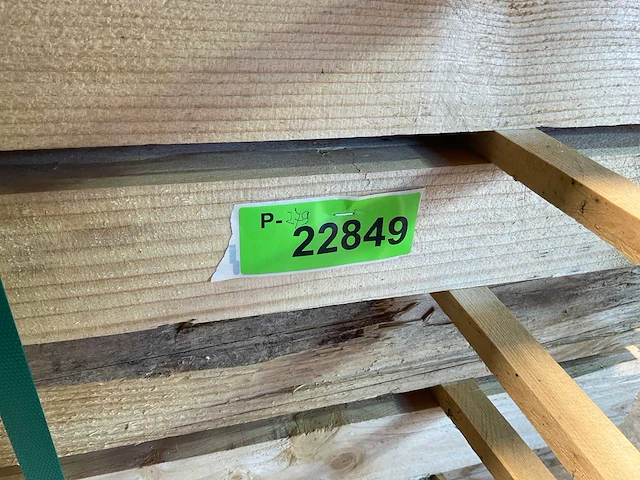Vuren balk 300x14.3x7.6 cm (30x) - afbeelding 6 van  6