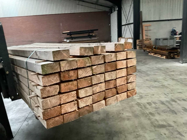 Vuren balk 300x16x8 cm (17x) - afbeelding 7 van  7