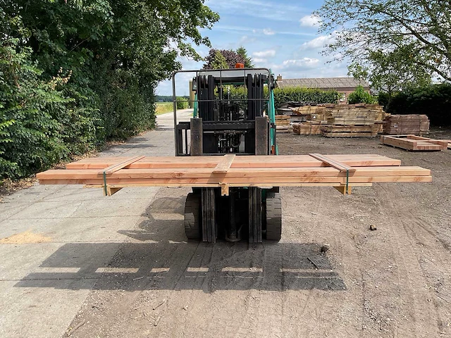 Vuren balk 300x9,5x4,5 cm (20x) - afbeelding 2 van  4