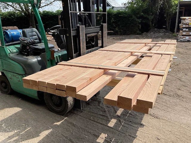 Vuren balk 300x9,5x4,5 cm (20x) - afbeelding 3 van  4