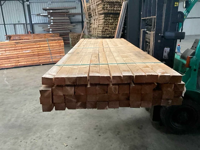 Vuren balk 300x9x7 cm (52x) - afbeelding 2 van  7