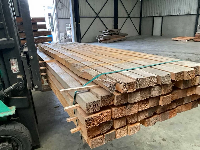 Vuren balk 300x9x7 cm (60x) - afbeelding 7 van  8