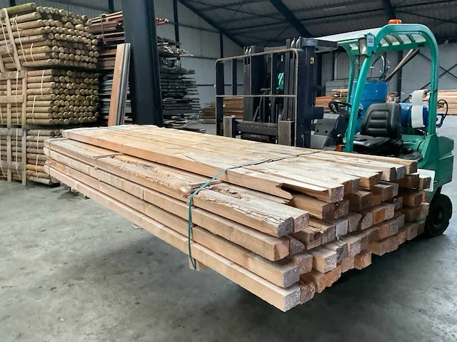 Vuren balk 300x9x7 cm (60x) - afbeelding 1 van  8