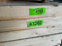 Vuren balk 390x10x6.5 cm (9x) - afbeelding 5 van  5