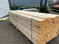 Vuren balk 400x10x5 cm (20x) - afbeelding 2 van  4