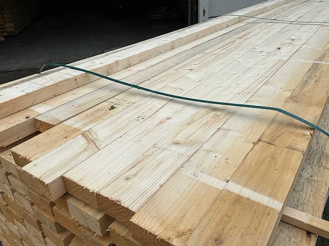 Vuren balk 400x10x5 cm (20x) - afbeelding 4 van  4