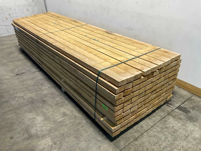 Vuren balk 400x11,8x5,8 cm (74x) - afbeelding 1 van  7