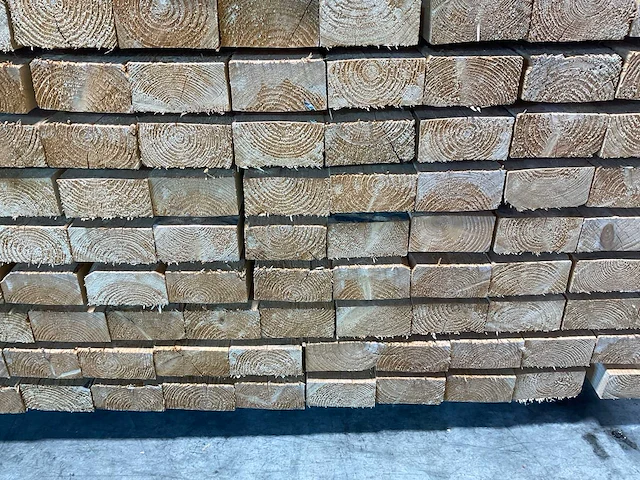 Vuren balk 400x11,8x5,8 cm (74x) - afbeelding 7 van  7