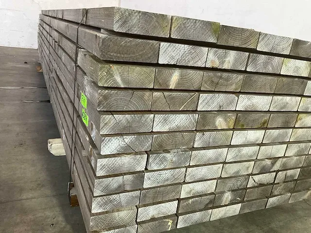 Vuren balk 400x15x5,5 cm (8x) - afbeelding 4 van  6