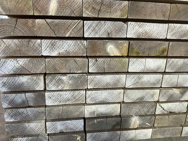 Vuren balk 400x15x5,5 cm (8x) - afbeelding 5 van  6