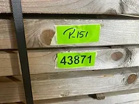 Vuren balk 400x15x5,5 cm (8x) - afbeelding 6 van  6