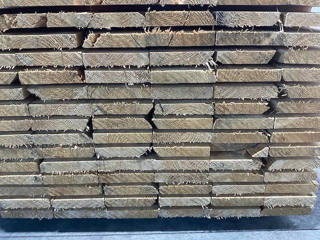 Vuren balk 400x19,8x3,8 cm (40x) - afbeelding 6 van  7