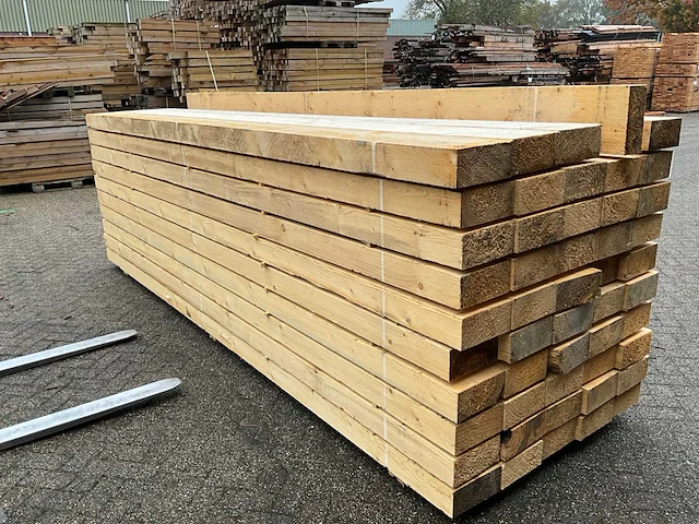 Vuren balk 400x23,5x10,8 cm (6x) - afbeelding 3 van  3