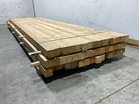 Vuren balk 400x6,7x6,7 cm (46x) - afbeelding 5 van  7