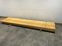 Vuren balk 420x10x3,2 cm (50x) - afbeelding 1 van  6