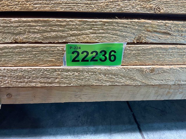 Vuren balk 420x10x3,2 cm (50x) - afbeelding 6 van  6