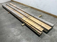 Vuren balk 420x15x6 cm (12x) - afbeelding 2 van  6