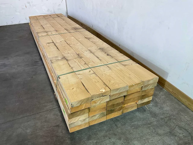 Vuren balk 420x20x6 cm (15x) - afbeelding 2 van  6