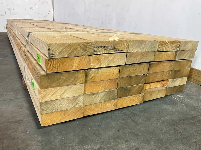 Vuren balk 420x20x6 cm (15x) - afbeelding 3 van  6
