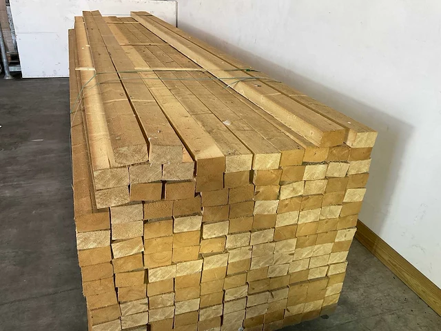 Vuren balk 450x10x6.5 cm (25x) - afbeelding 2 van  6