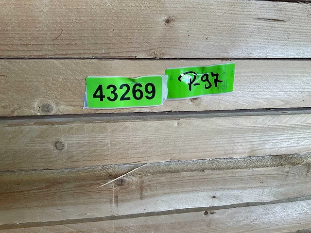 Vuren balk 450x10x6.5 cm (25x) - afbeelding 6 van  6