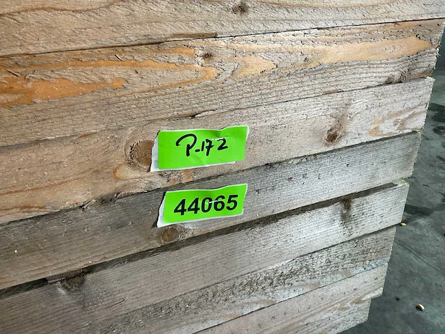 Vuren balk 450x12,5x6,3 cm (32x) - afbeelding 5 van  5