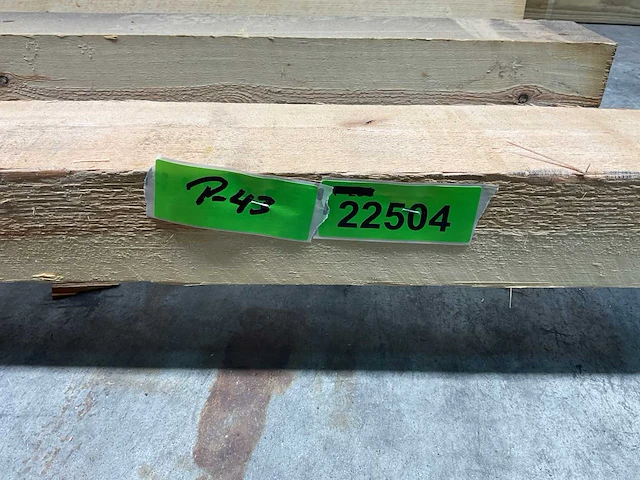 Vuren balk 450x12,5x7,5 cm (3x) - afbeelding 3 van  5
