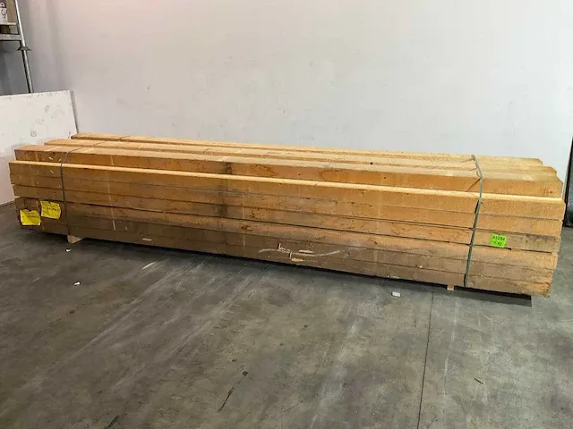 Vuren balk 450x20x10 cm (5x) - afbeelding 1 van  5